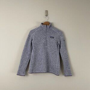 Patagonia Purple Better Sweater 1/4 Zip Pullover Jacket Size Small